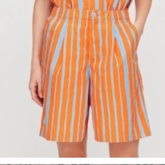 Marimekko x  Uniqlo Poplin Stripe Shorts size Small - Picture 3 of 7